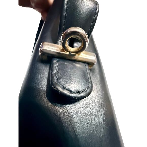 Vintage Mark Cross Black Leather Briefcase – Made in Italy - Picture 12 of 12